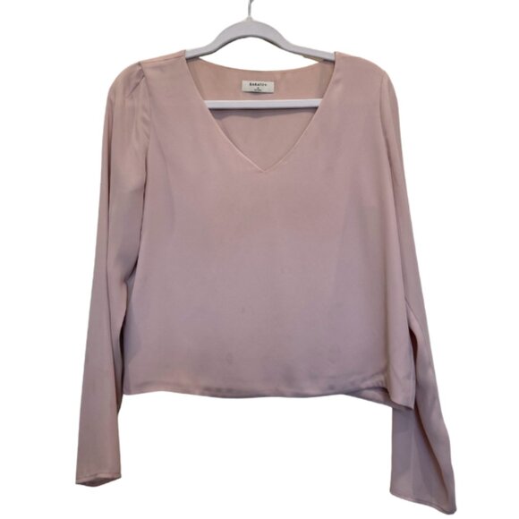 Aritzia Babaton Flowy Long Sleeve *Light Pink* - Picture 1 of 4